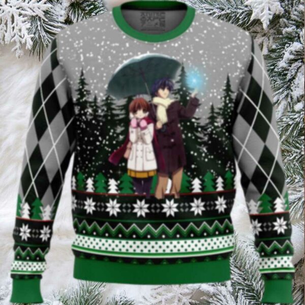 Christmas Couple Clannad Ugly Christmas Sweater