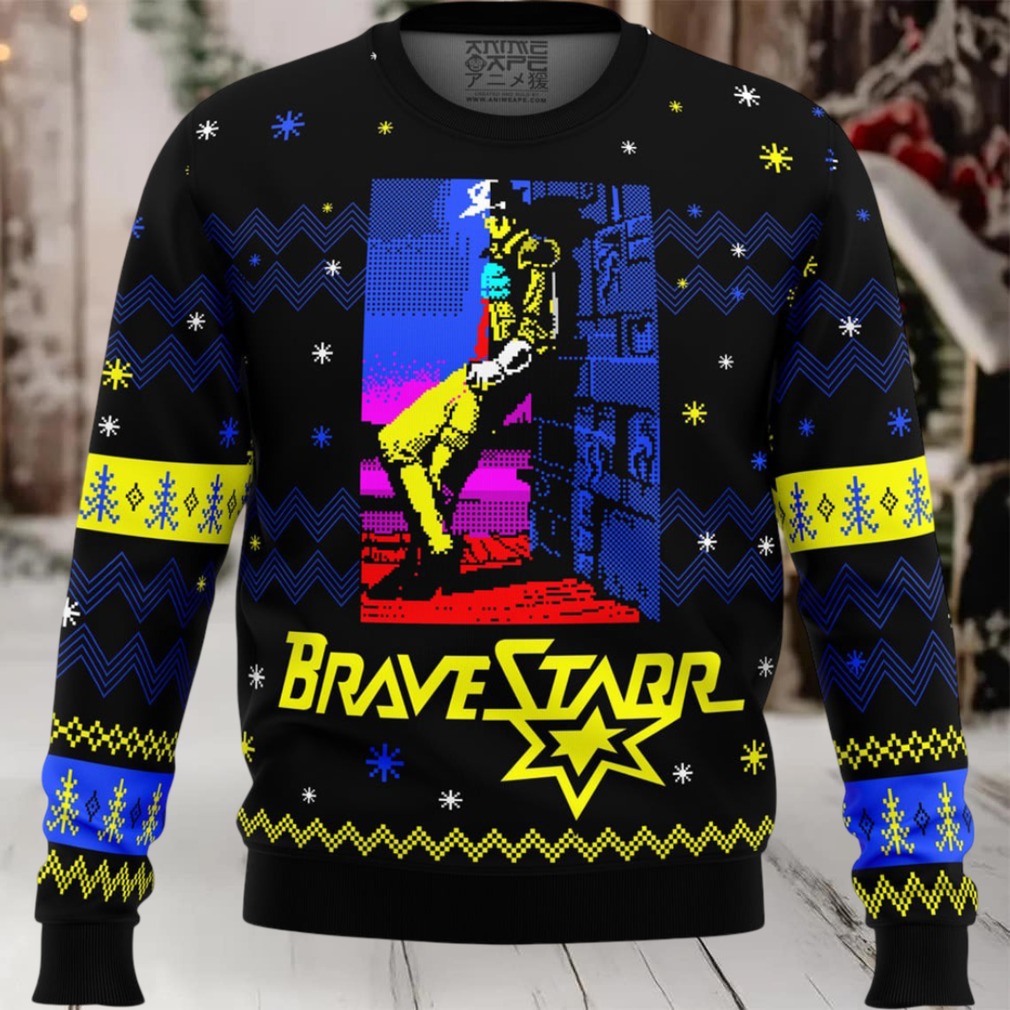 Christmas Cowboy Bravestarr Ugly Christmas Sweater