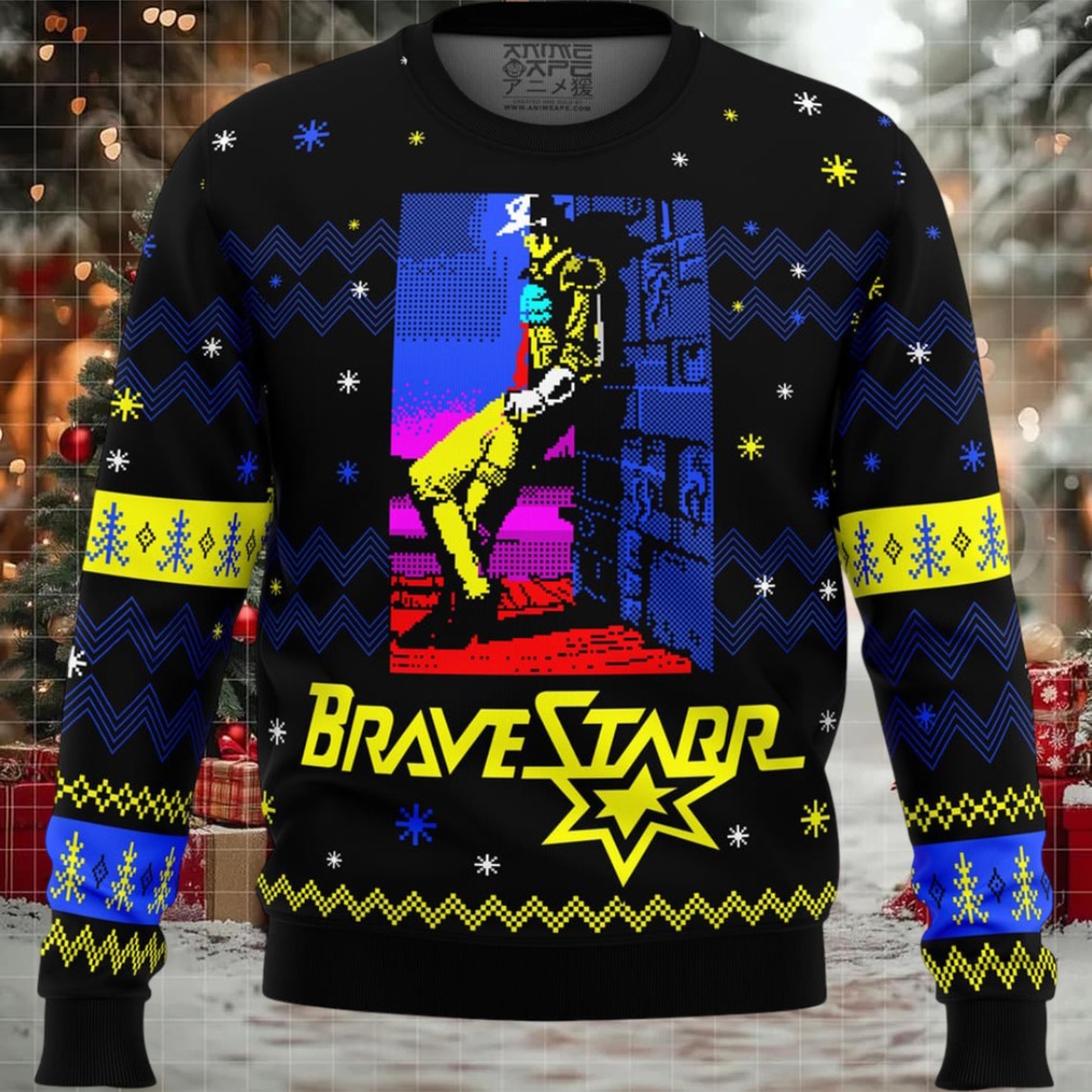Christmas Cowboy Bravestarr Ugly Christmas Sweater Christmas Cowboy Bravestarr Ugly Christmas Sweater