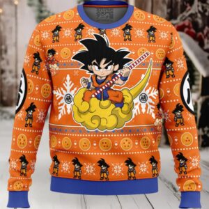 Christmas Goku Dragon Ball Z Ugly Christmas Sweater