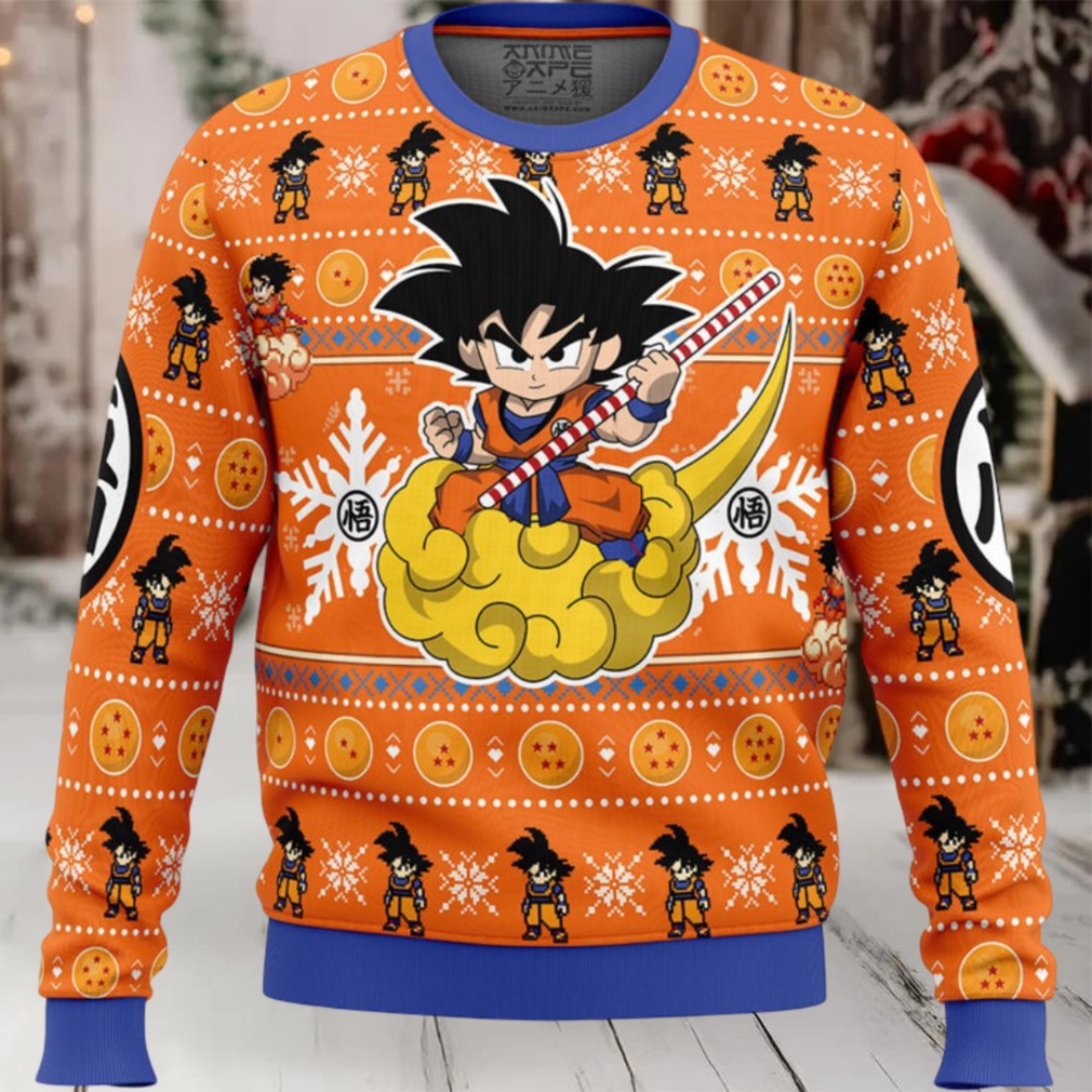 Christmas Goku Dragon Ball Z Ugly Christmas Sweater Christmas Goku Dragon Ball Z Ugly Christmas Sweater