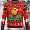 The Hitman Bret Hart Wrestler Ugly Christmas Sweater The Hitman Bret Hart Wrestler Ugly Christmas Sweater