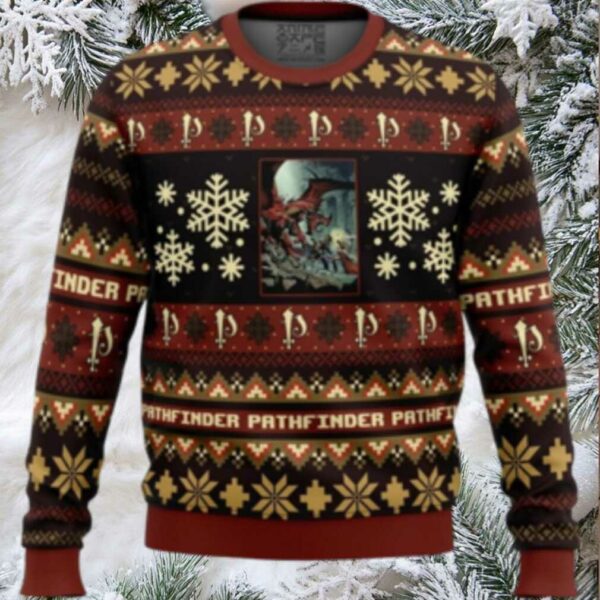 Christmas Pathfinder Board Games Ugly Christmas Sweater