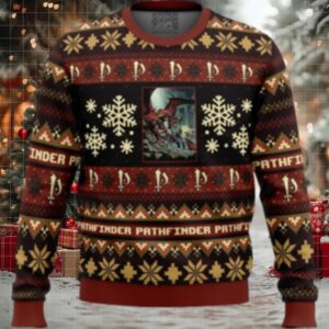 Christmas Pathfinder Board Games Ugly Christmas Sweater