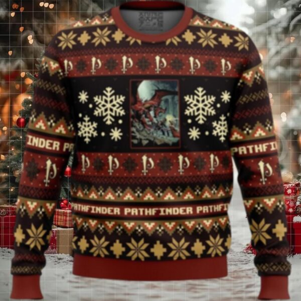 Christmas Pathfinder Board Games Ugly Christmas Sweater