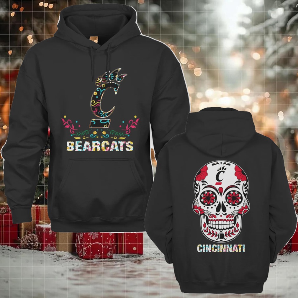 Cincinnati Bearcats College Football Dia De Los Muertos T Shirt Cincinnati Bearcats College Football Dia De Los Muertos T Shirt