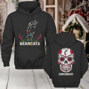 Cincinnati Bearcats College Football Dia De Los Muertos T Shirt