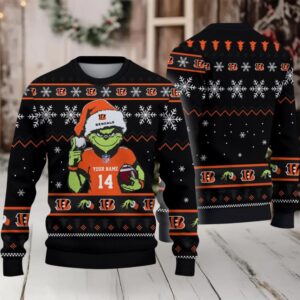 Cincinnati Bengals Custom Christmas Ugly Sweater
