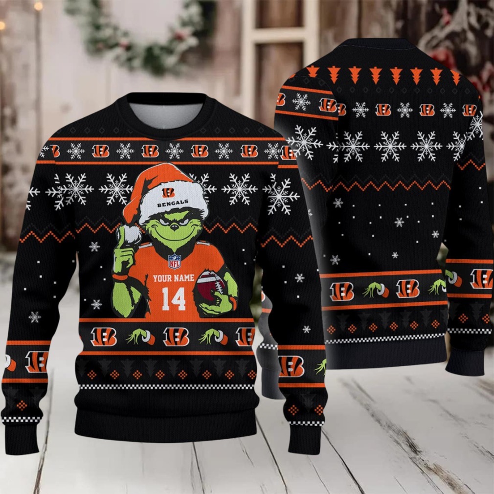 Cincinnati Bengals Custom Christmas Ugly Sweater Cincinnati Bengals Custom Christmas Ugly Sweater