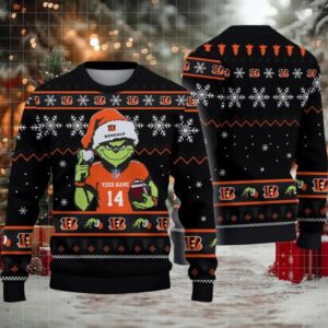 Cincinnati Bengals Custom Christmas Ugly Sweater