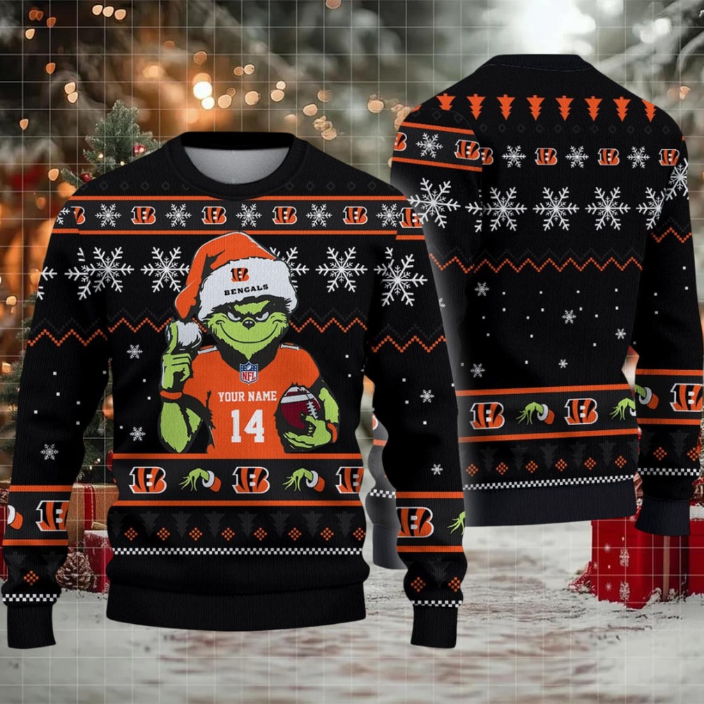 Cincinnati Bengals Custom Christmas Ugly Sweater Cincinnati Bengals Custom Christmas Ugly Sweater
