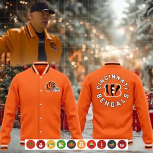 Cincinnati Bengals Rule The Jungle Baseball Jacket