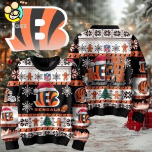Cincinnati Bengals They Not Like Us Christmas Ugly Sweater