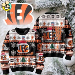 Cincinnati Bengals They Not Like Us Christmas Ugly Sweater