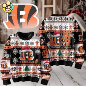 Cincinnati Bengals They Not Like Us Christmas Ugly Sweater