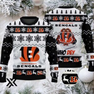 Cincinnati Bengals Ugly Christmas Sweater 2025 X7LG2PY1K