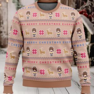 Clannad Merry Mery Christmas Everyone Ugly Christmas Sweater