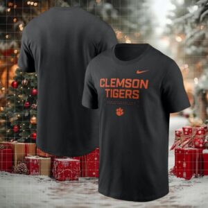Clemson Tigers Nike 2025 Courtside Basketball Performance shirt