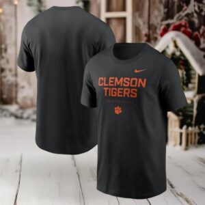 Clemson Tigers Nike 2025 Courtside Basketball Performance shirt