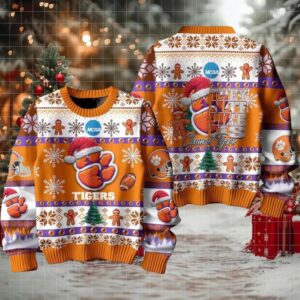 Clemson Tigers They Not Like Us Christmas Ugly Sweater