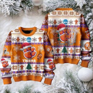 Clemson Tigers They Not Like Us Christmas Ugly Sweater
