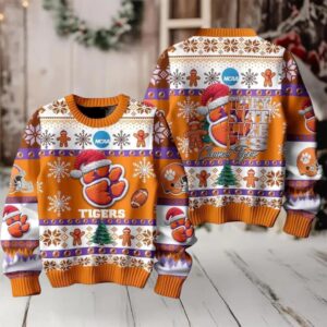 Clemson Tigers They Not Like Us Christmas Ugly Sweater
