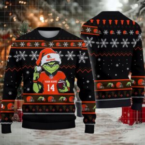 Cleveland Browns Custom Christmas Ugly Sweater