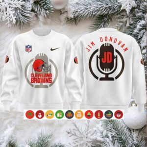 Cleveland Browns Jim Donovan Voice Sweater