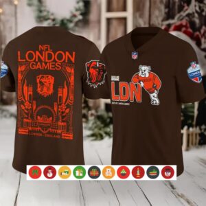 Cleveland Browns NFL London Games Brown Football Jersey