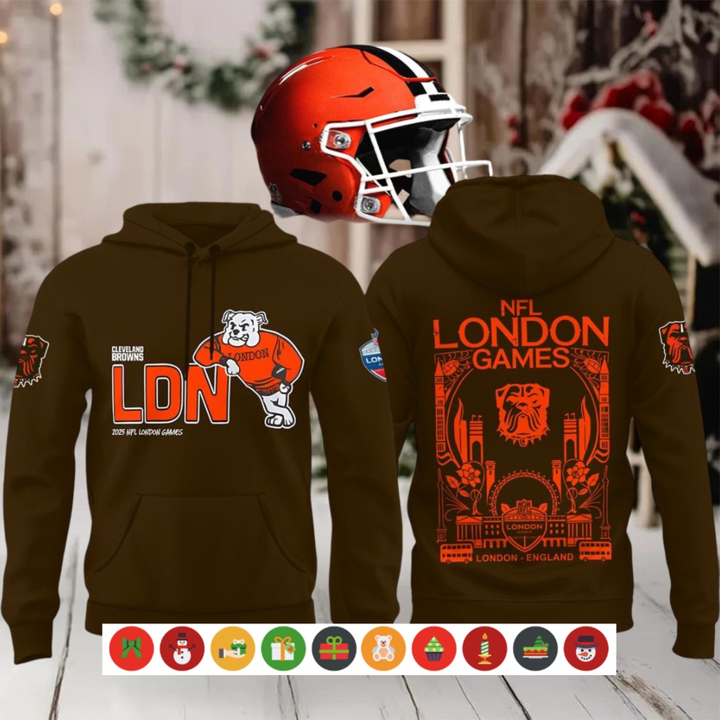 Cleveland Browns NFL London Games Brown Hoodie Shirt