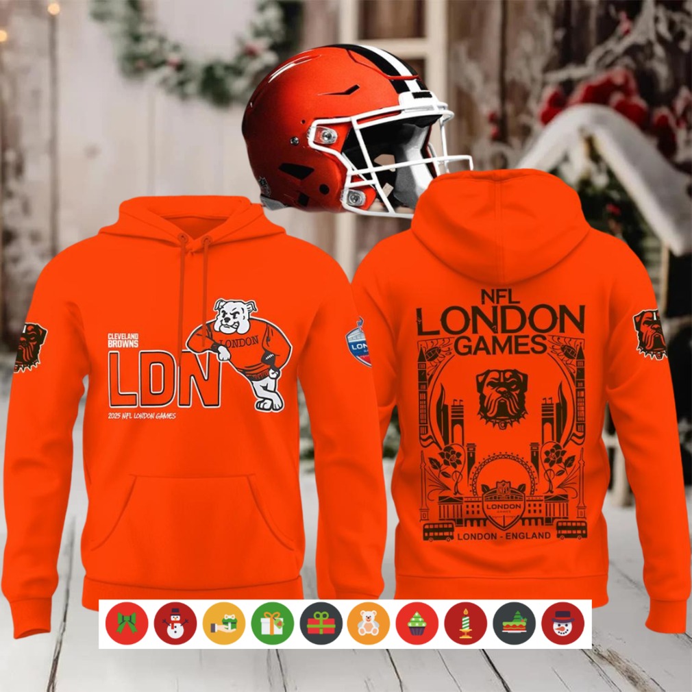 Cleveland Browns NFL London Games Orange Hoodie Shirt