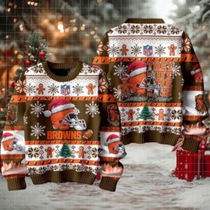 Cleveland Browns They Not Like Us Christmas Ugly Sweater