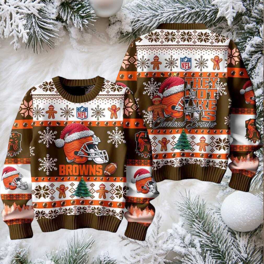 Cleveland Browns They Not Like Us Christmas Ugly Sweater