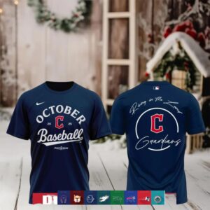 Cleveland Guardians October Baseball Postseason 2025 shirt