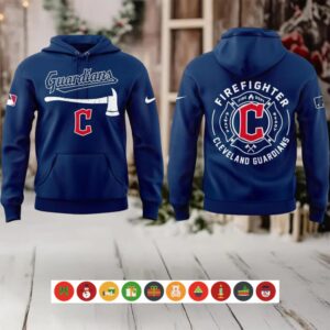 Cleveland Guardians x Firefighter Application Day 2025 Hoodie Shirt