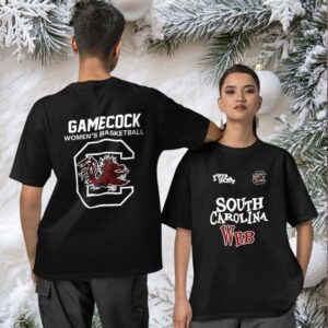 Coach Dawn Staley South Carolina Gamecocks WBB two sided T shirt