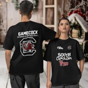 Coach Dawn Staley South Carolina Gamecocks WBB two sided T shirt