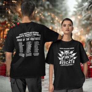 Cobcats Homecoming 2025 south san high school two sided T shirt
