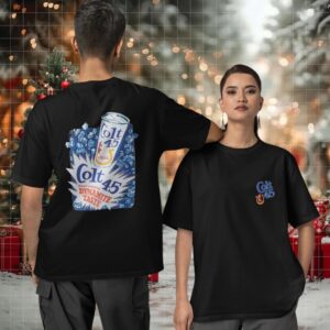 Colt 45 malt liquor Dynamite Taste Two sided T shirt