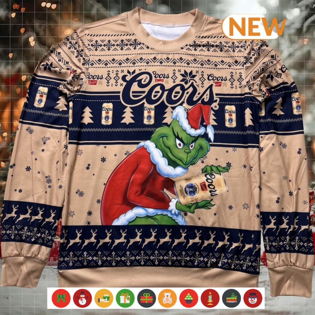Coors Banquet Grinch 2024 Christmas Sweater
