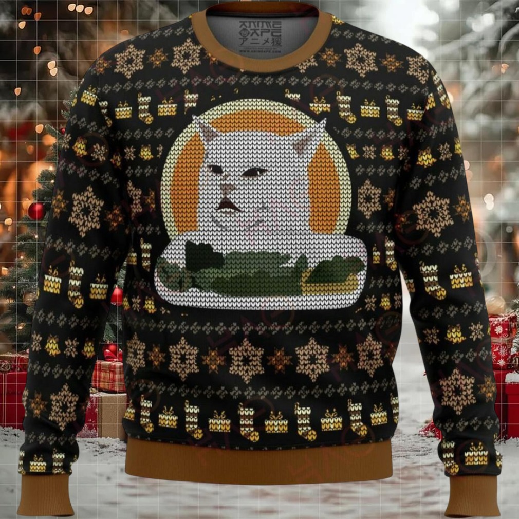 Cozy Cat Meme Ugly Christmas Sweater