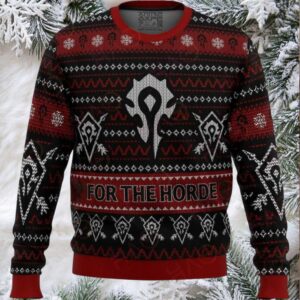 Cozy Gamer’S Delight For The Horde Ugly Christmas Sweater Perfect Holiday Gift
