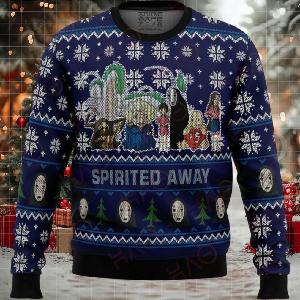 Cozy Spirited Away Christmas Sweater – Festive Anime Knit For Holiday Cheer Cozy Spirited Away Christmas Sweater – Festive Anime Knit For Holiday Cheer
