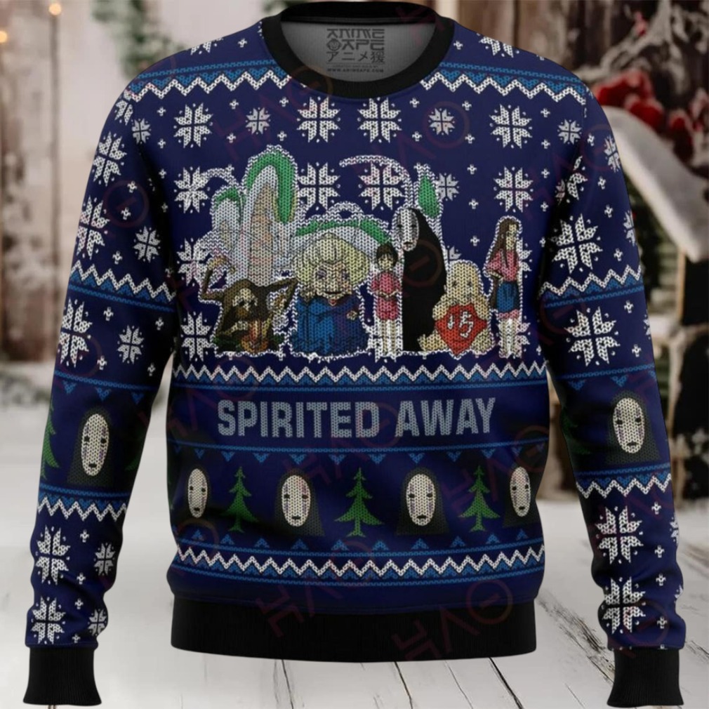 Cozy Spirited Away Christmas Sweater – Festive Anime Knit For Holiday Cheer Cozy Spirited Away Christmas Sweater – Festive Anime Knit For Holiday Cheer