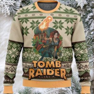 Cozy Tomb Raider Christmas Sweater – Perfect Gamer Gift For Holiday Season