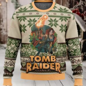 Cozy Tomb Raider Christmas Sweater – Perfect Gamer Gift For Holiday Season