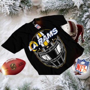 Los Angeles Rams Helmet Graphic T Shirt