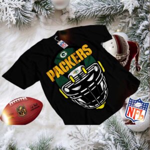 Green Bay Packers NFL Helmet Graphic T Shirt