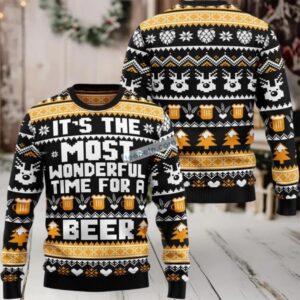 Dad Time For A Beer Ugly Christmas Sweaters Family Dad Time For A Beer Ugly Christmas Sweaters Family