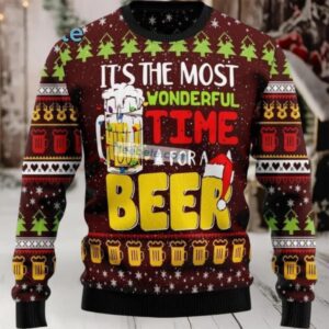 Daddy Time For Beer Ugly Christmas Sweater Vintage Daddy Time For Beer Ugly Christmas Sweater Vintage